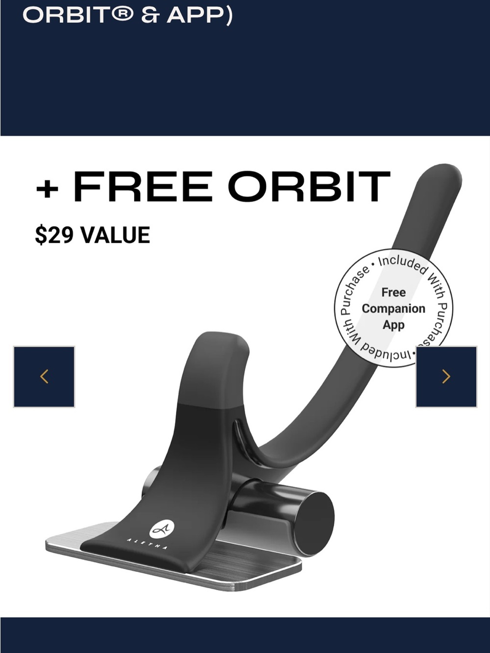 Aletha Hip Hook plus Orbit